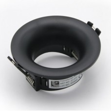 Σποτ Στρογγυλό Χωνευτό Σταθερό Polycarbonate Μαύρο 21-4701